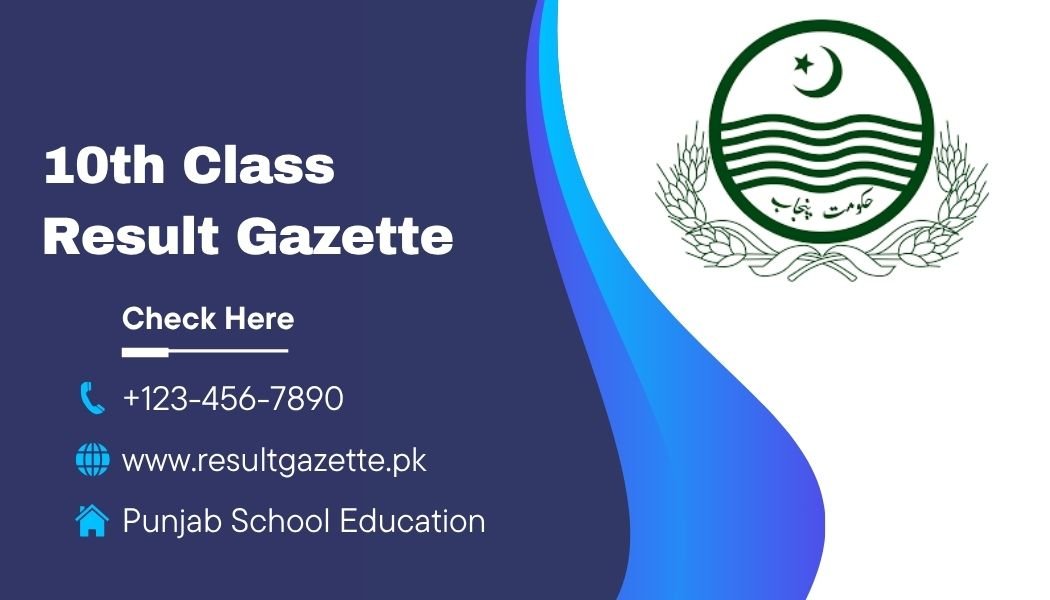 10th Class Result Gazette