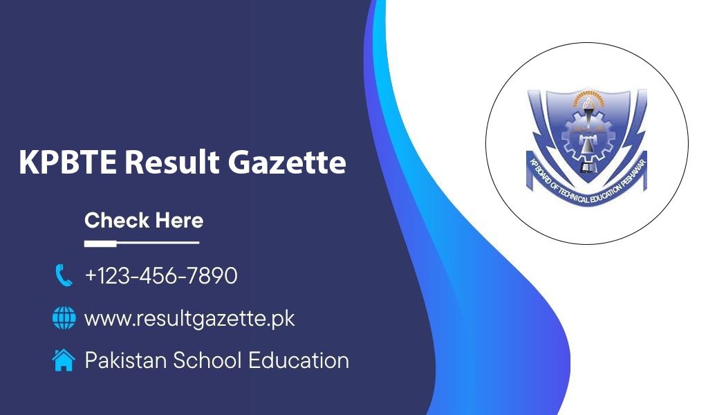 KPBTE Result Gazette