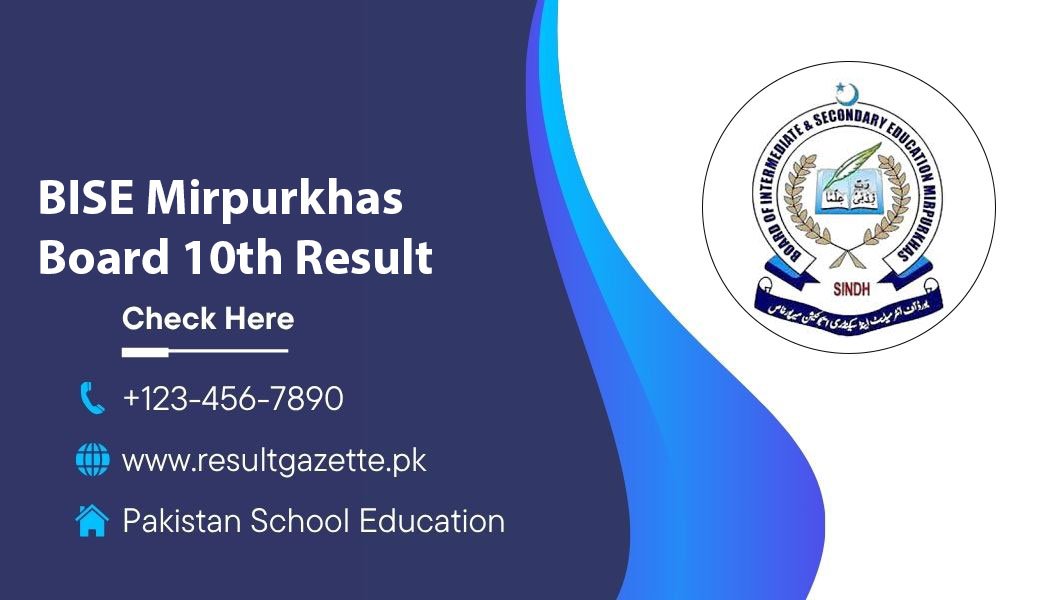 BISE Mirpurkhas Board 10th Result